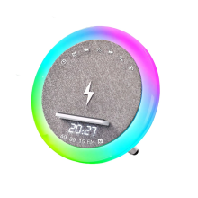 Despertador Bluetooth com alto-falante e ruído branco, auxílio para dormir, tocador de música