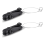 Vislijnclips met onderlijnklem en gewicht B 1