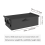 Forro de 5 polegadas para carrinho de vagão/carrinho de acampamento, carrinho de praia de grande capacidade 3