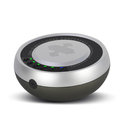 Microfon USB Bluetooth pentru conferințe, captare voce la 360, argintiu 2