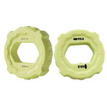 buc inele de prindere pentru deget fitness din silicon, verde fluorescent