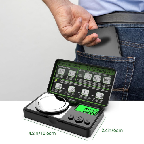 Digital Milligram Scale, 50g Precision Scale with 0.001g Accuracy 1