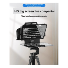 F8 Universal Teleprompter for Tablets Laptops Smartphones Cameras