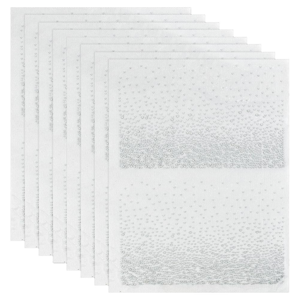 8 Hojas De Transferencias Termoadhesivas Con Brillantina Y Diamantes De ImitacióN Para Ropa-image