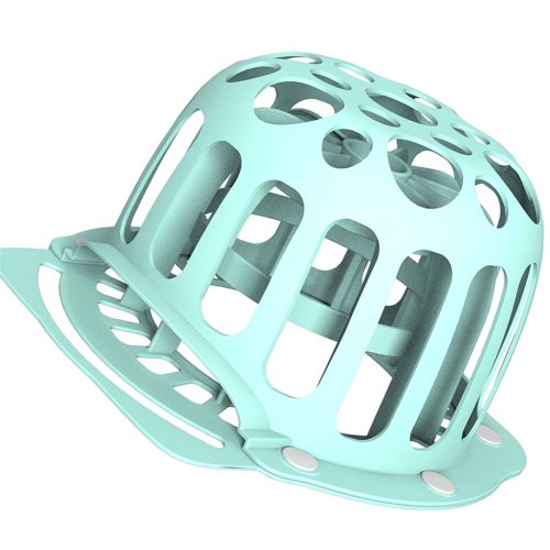 Hattrensebur for baseballcaps, silikon, blå 1