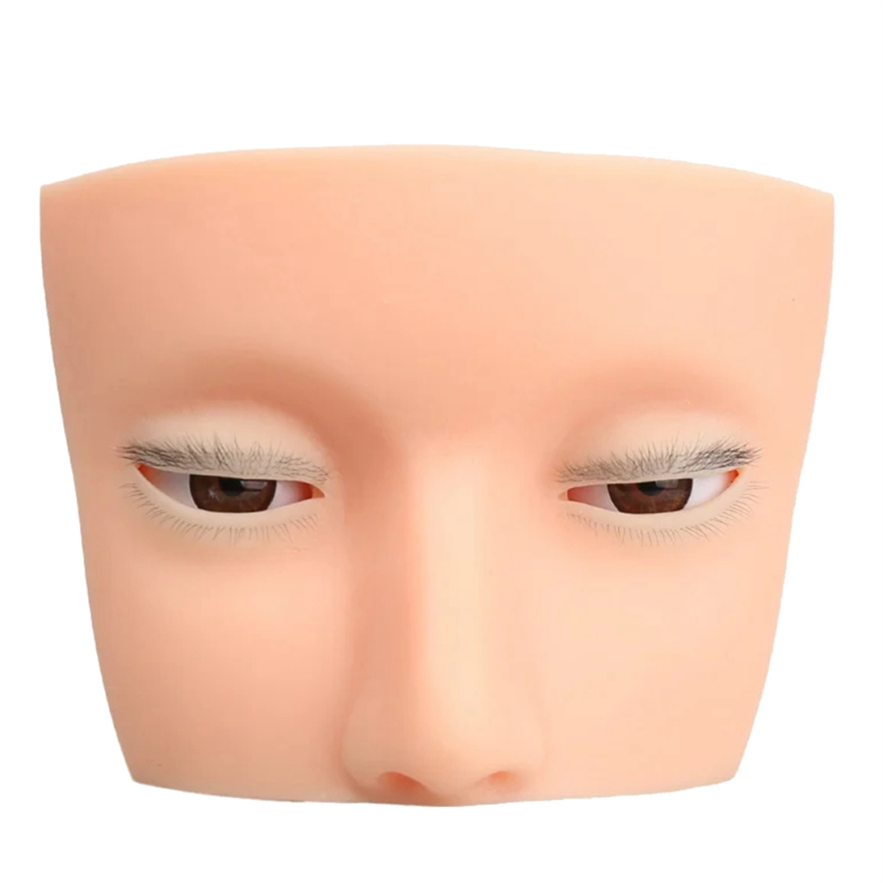 NeznaäKovã© 4-Layer Eyelash Practice Mannequin Head B