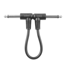 pachete de cabluri rotunde patch pentru pedală de efect de chitară de 18 cm, negre