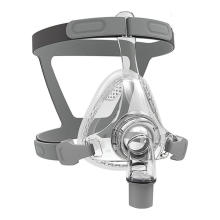 Full Face CPAP Masks with Headgear, Elbow/Swivel and Cushion