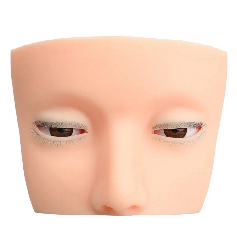 NeznaäKovã© 4-Layer Eyelash Practice Mannequin Head A