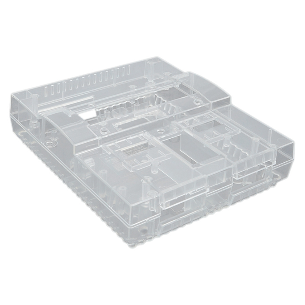 For Snes Replacement Shell Transparent Case B 4853464497482