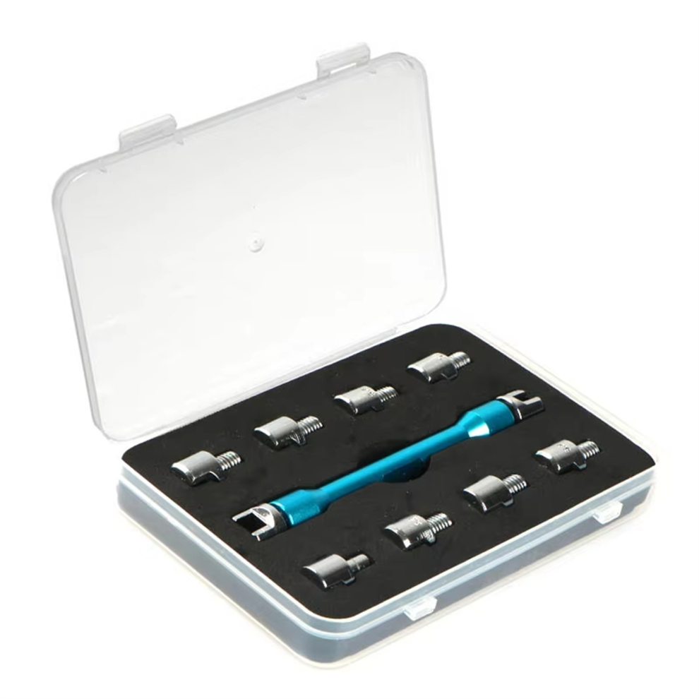 Chiave Per Raggi Cnc Per Moto, Scooter, Atv E Moto Da Cross, Strumento Di Riparazione Blu-image