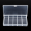 5 Grids Plastic Organizer Box Clear Fishing Tackle Storage Box 5