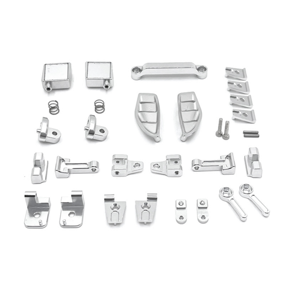 Upgrade Car Shell Trim Kit For 1/12 H12y H12y+ Rc Car Silver 4853464402745