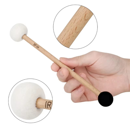 Percussie Mallets Stalen Tongen Drum Mallet Rubberen Mallet Sticks 1