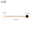 Percussie Mallets Stalen Tongen Drum Mallet Rubberen Mallet Sticks 5