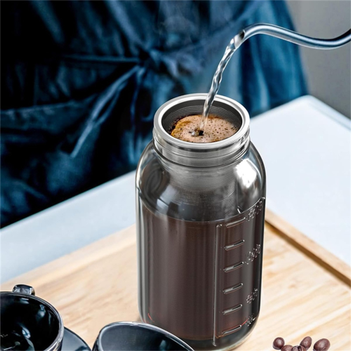 Cold Brew Coffee Filter for 64OZ Glass MasonJar Pitcher - Fine Mesh 1