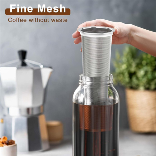 Cold Brew Kaffeefilter für 32OZ MasonJar Glaskrug - Feines Netz 2