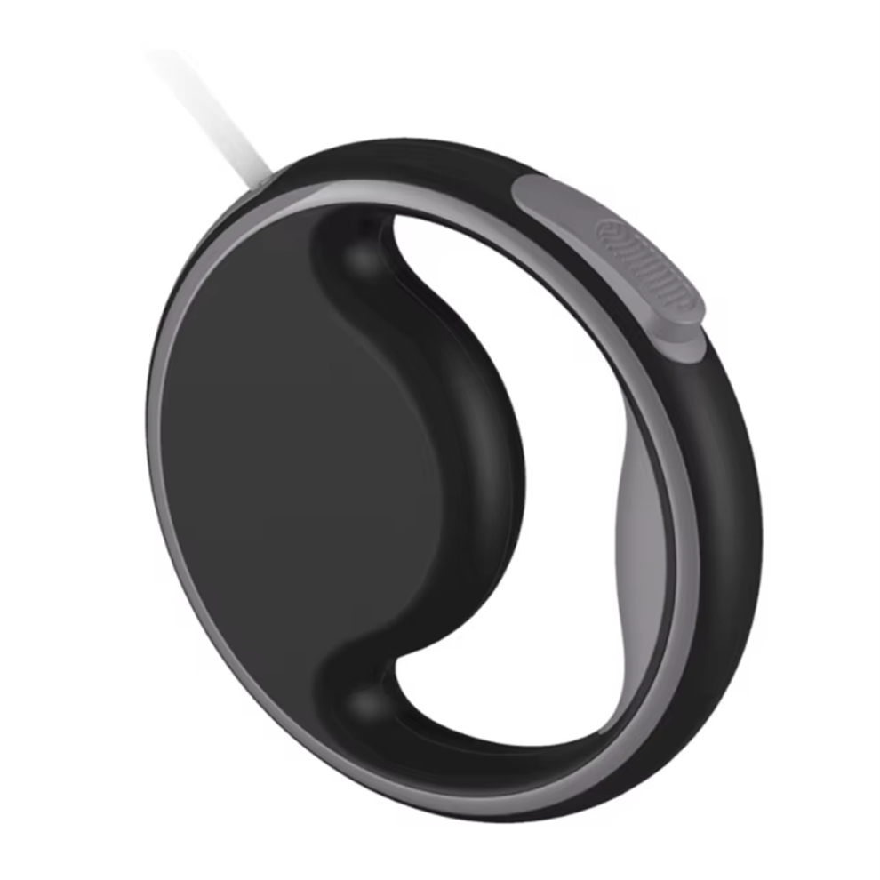 Guinzaglio Retrattile Portatile Per Cani, Anello Da 3 Metri, Colore Nero