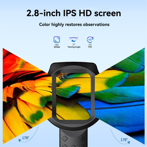 Digital Microscope 2.8In IPS Screen Portable Digital Magnifying Glass 2