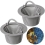 2Pcs Pool Skimmer Basket with Handle for Swimming Pools Cleaning,A 1