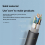 USB-C til VGA-adapter Type-C til D-Sub 15-pinners VGA-konverterkabel 5