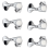 6PCS Electric Guitar Alignment Tuner, Fully Enclosed, Large Handle 3