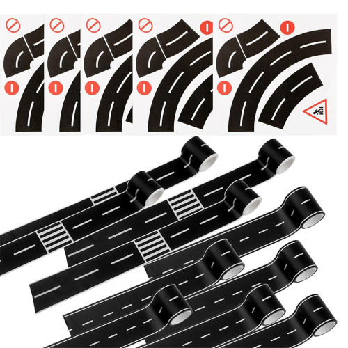 15 pegatinas de cinta de carretera (10 rollos, 5 m)