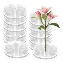 12PCS Flower Frogs for Arrangements Vase Plastic Pin Frog Vase