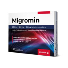 Migromin , symptoms of headaches and migraine attacks 10 tablets
