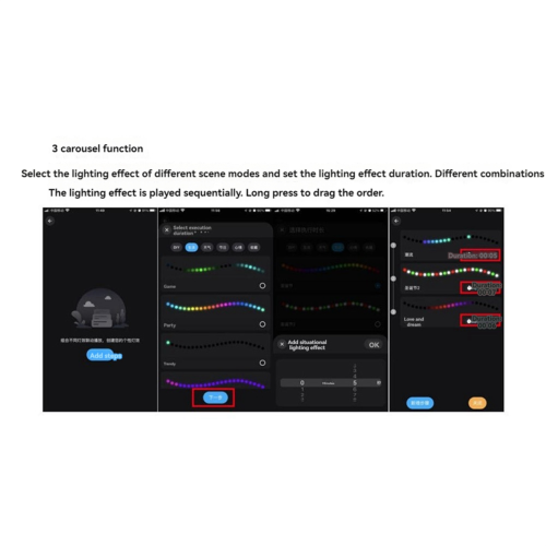 LED 44-taster Bluetooth stemmeaktivert intelligent dimmingskontroller B 2