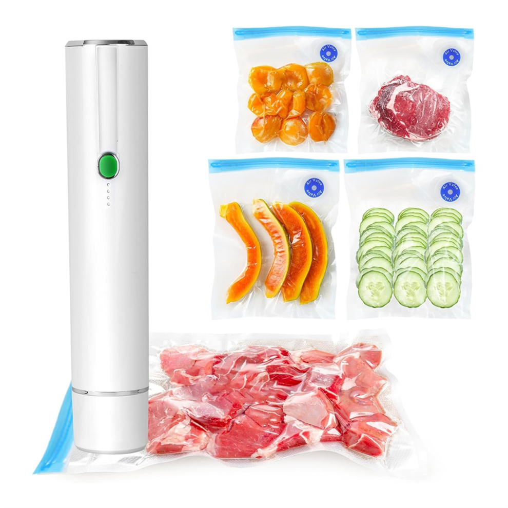 Vacuum Sealer for Food - Cordless Handheld Food Vacuum Saver