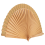 F-Plain Pure Wood Folding Fan Classical Dance Performances Hand Fan 3