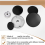 Cooker Hat Set Oven Gas Hob Burner Crown Flame Cap Replacement Kit 4