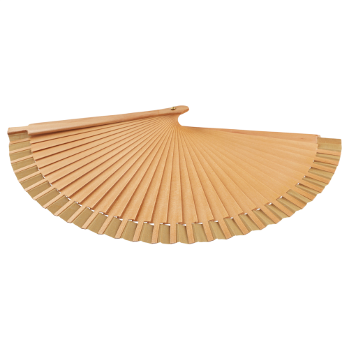 F-Plain Pure Wood Folding Fan Classical Dance Performances Hand Fan 1