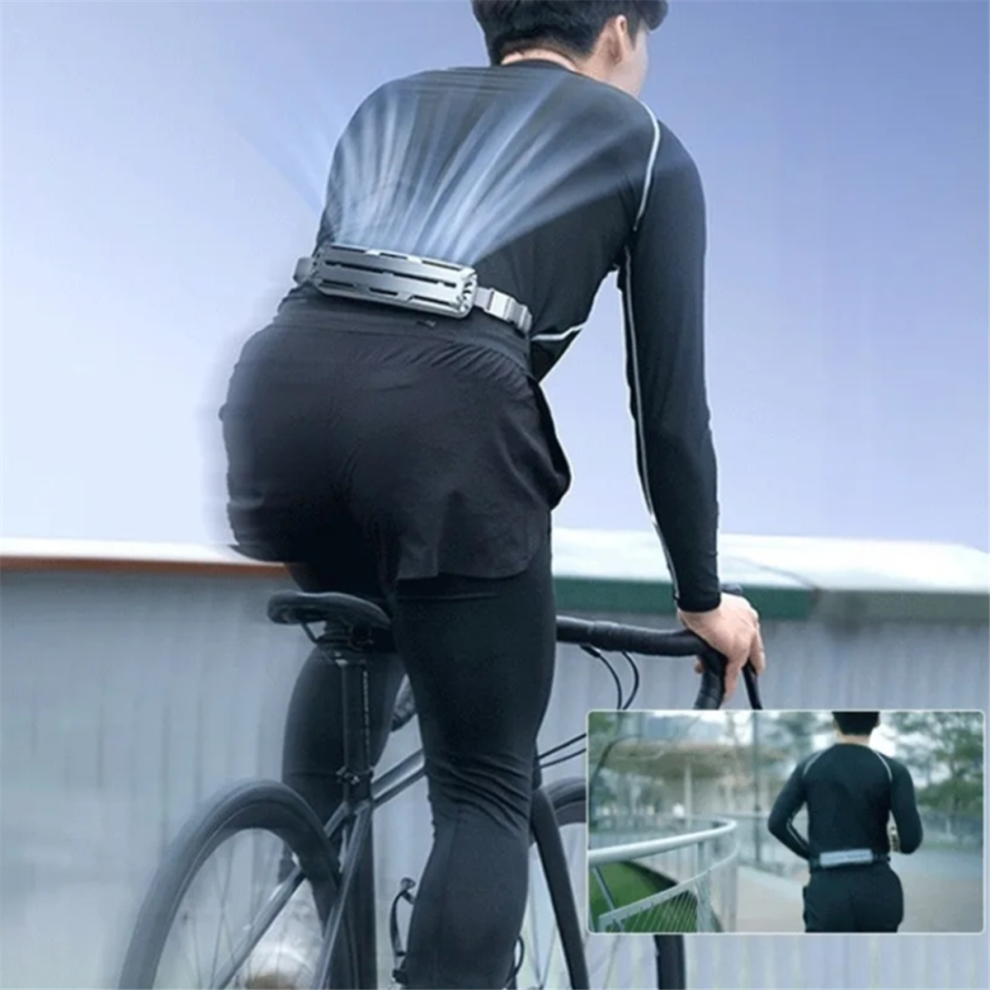 Ventilatore Portatile Da Indossare In Vita, Nuovo Ventilatore Da Cintura Per Il Ghiaccio, Raffreddamento Per Sport All'aria Aperta