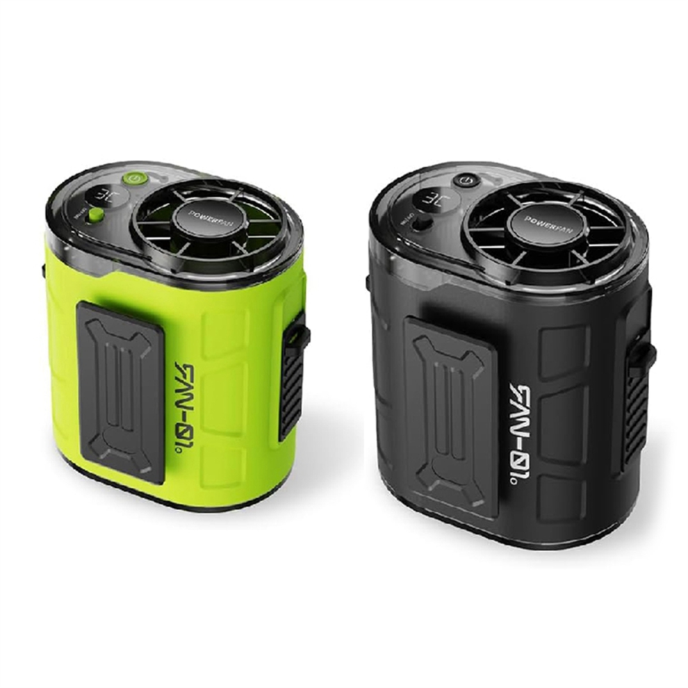 Ventilador EléCtrico De Cintura Sin Aspas Con Clip, 100 Velocidades-image