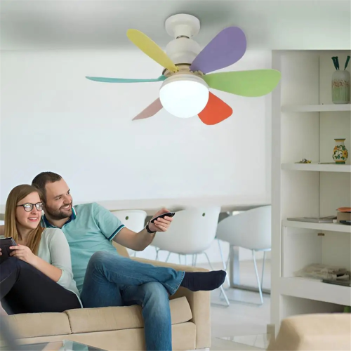 Ceiling Fans With Lights E27/26 Socket Screw Ceiling Fan Multicolor,B 1