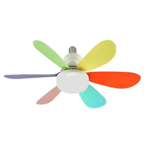 Ceiling Fans With Lights E27/26 Socket Screw Ceiling Fan Multicolor,B
