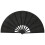 2 Pieces Large Folding Fan Nylon Cloth Handheld Hand Fan 1