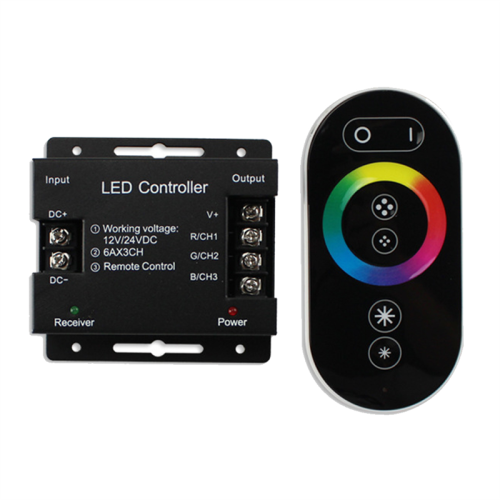 Fjernkontrolldimmer for 5050 RGB-båndlys