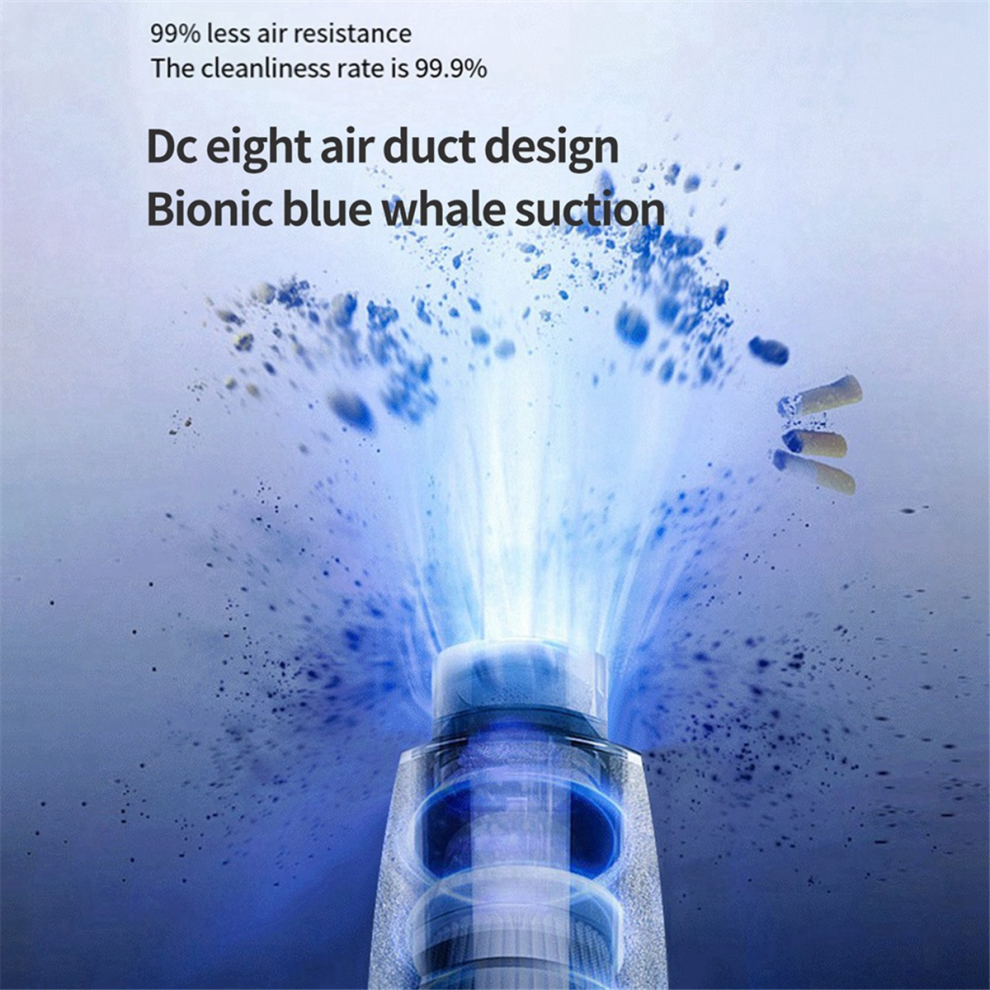 Aspirapolvere Portatile Senza Fili Ricaricabile, Mini Aspirapolvere (Bianco)
