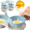 2PCS Microwave Egg Poacher 2 Cavity Silicone Egg Cooker,A 4