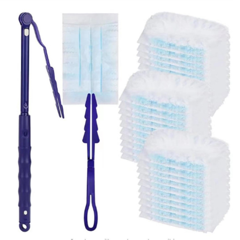 Spolverino Elettrostatico Monouso Con Testina In Fibra