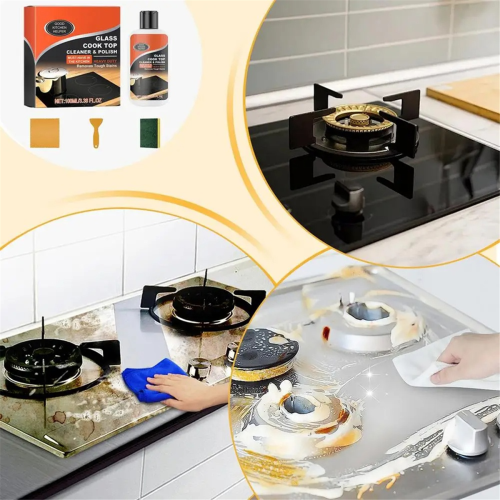 Kitchen Stove Cleaner Non-Scratch Cleaning Kit 1