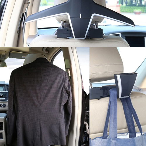 Percha para ropa de coche, percha multifuncional para asiento de coche 1