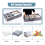 50L Under Bed Storage Box with Lid, Foldable Linen Storage Box 2