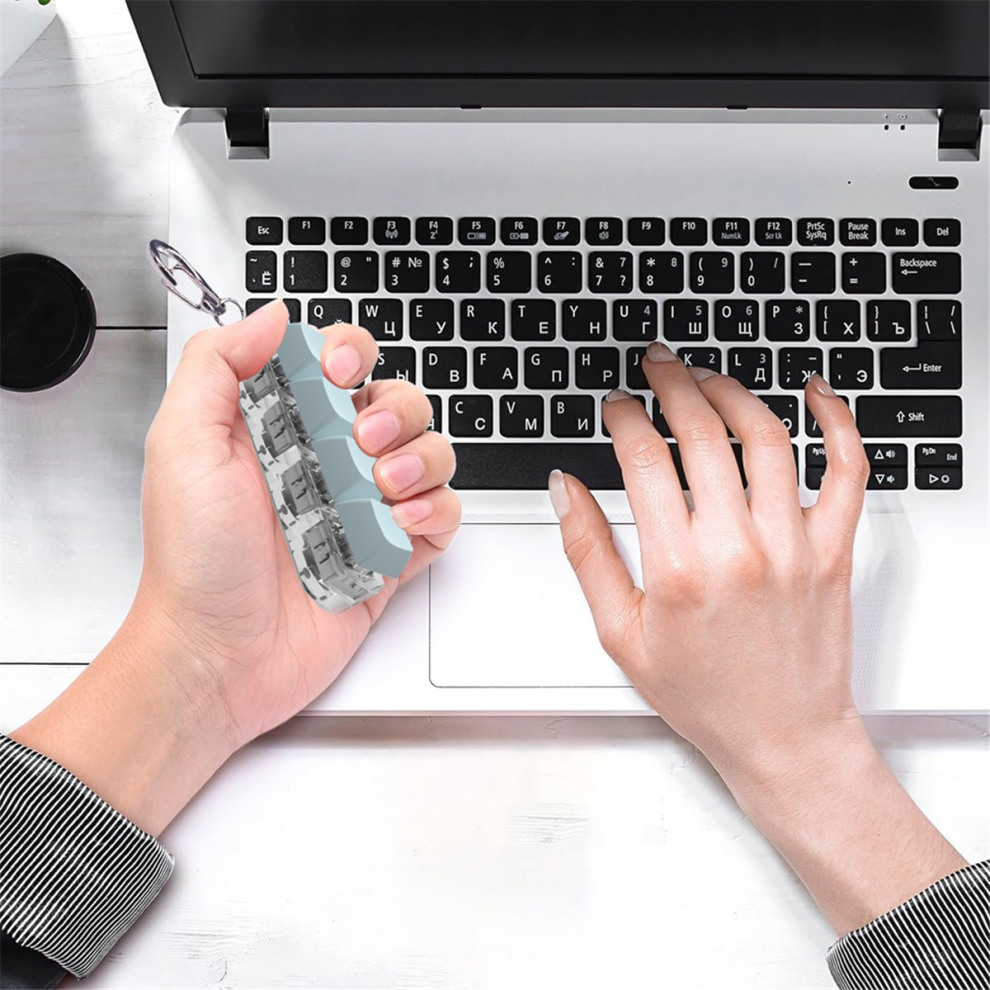 Tastiera Giocattolo Per Feste Antistress Fai Da Te Fidget Button Keycaps Rosa