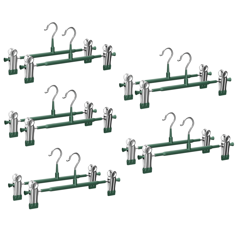 Appendiabiti Per Pantaloni, Salvaspazio, Gancio Girevole A 360 Gradi, Clip Per Gonna