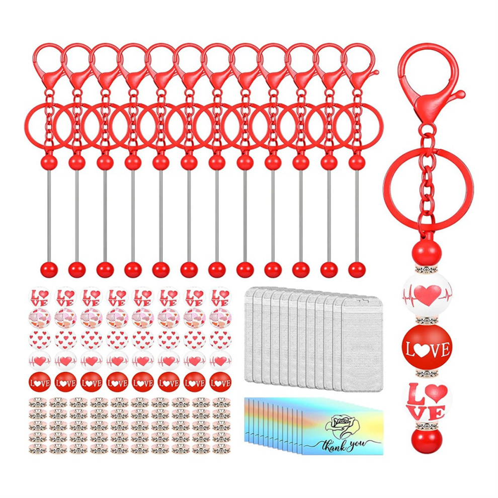 Portachiavi Con Perline, Perline, Sacchetti Con Perline, Set Di Biglietti Per Regali Artigianali