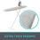 Reflective Silicone Ironing Board Cover with Two Nylon Sticker Straps 6